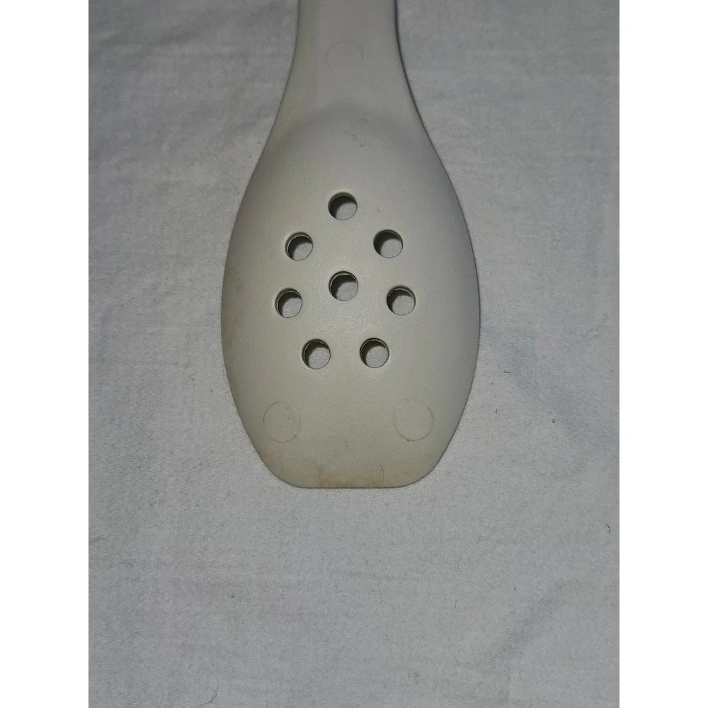 Rubbermaid White Plastic Slotted Spoon Kitchen Utensil Cooking Serving Tool‎